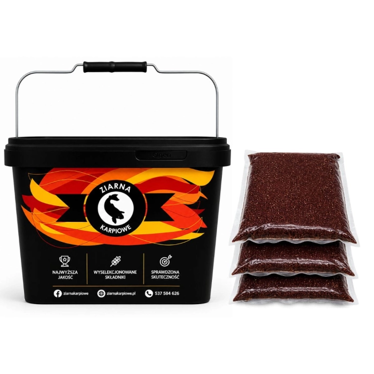 3X2KG GOTOWANY RZEPIK  - ZESTAW ZIAREN KARPIOWYCH