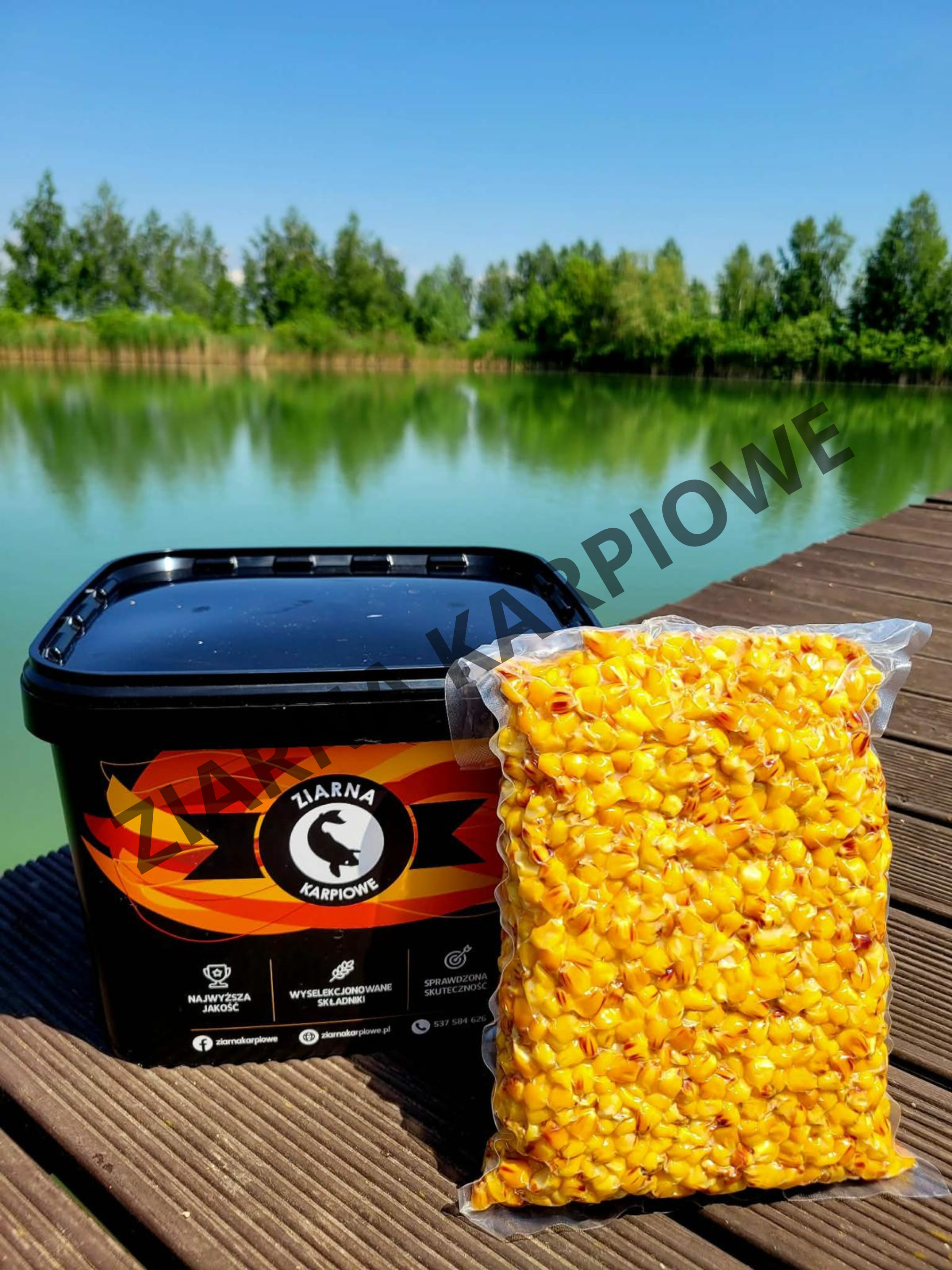 3x2KG GOTOWANA KUKURYDZA - ZESTAW ZIAREN KARPIOWYCH